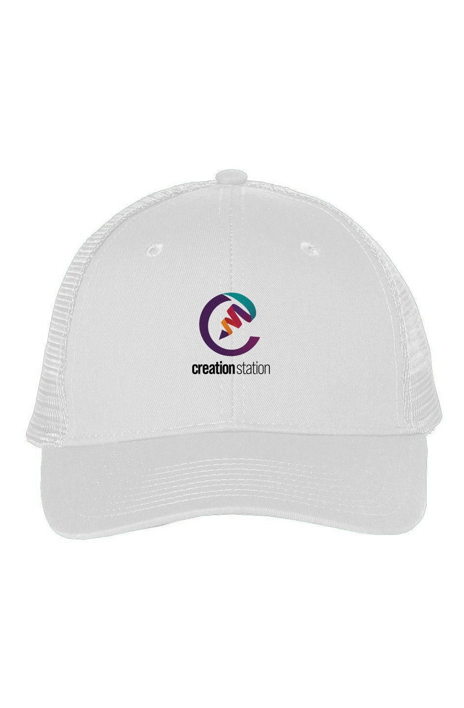 Mesh-Back Twill Trucker Cap