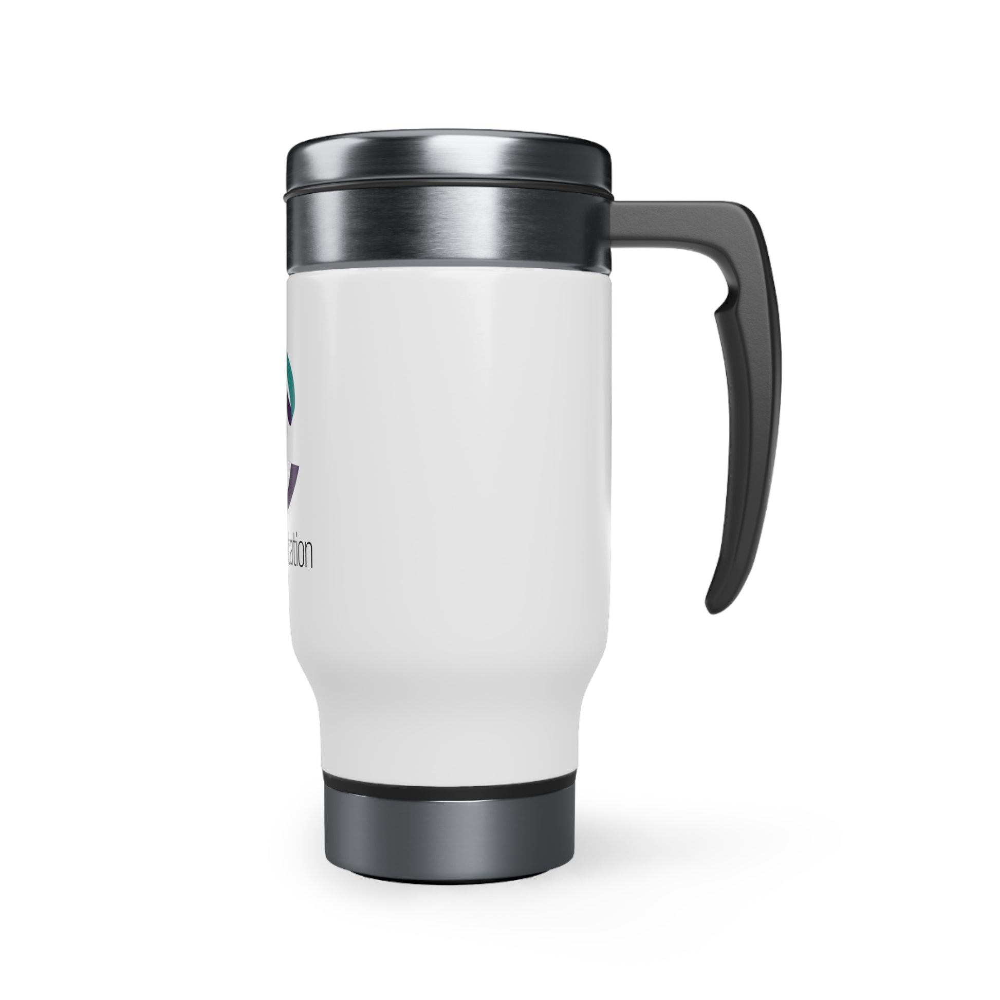 EcoVessel TRANSIT Stainless Steel Travel Mug/Coffee Mug with  Slider Lid & Ergonomic Handle, Tumbler With Handle Insulated Coffee Mug -  12oz (White Pearl) : Home & Kitchen